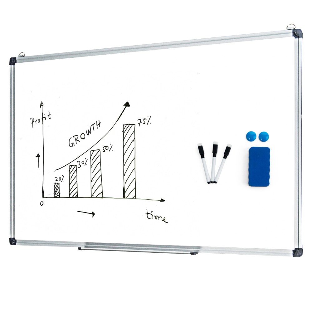 Costway Πολυλειτουργικός Μαγνητικός Πίνακας Whiteboard ST39496