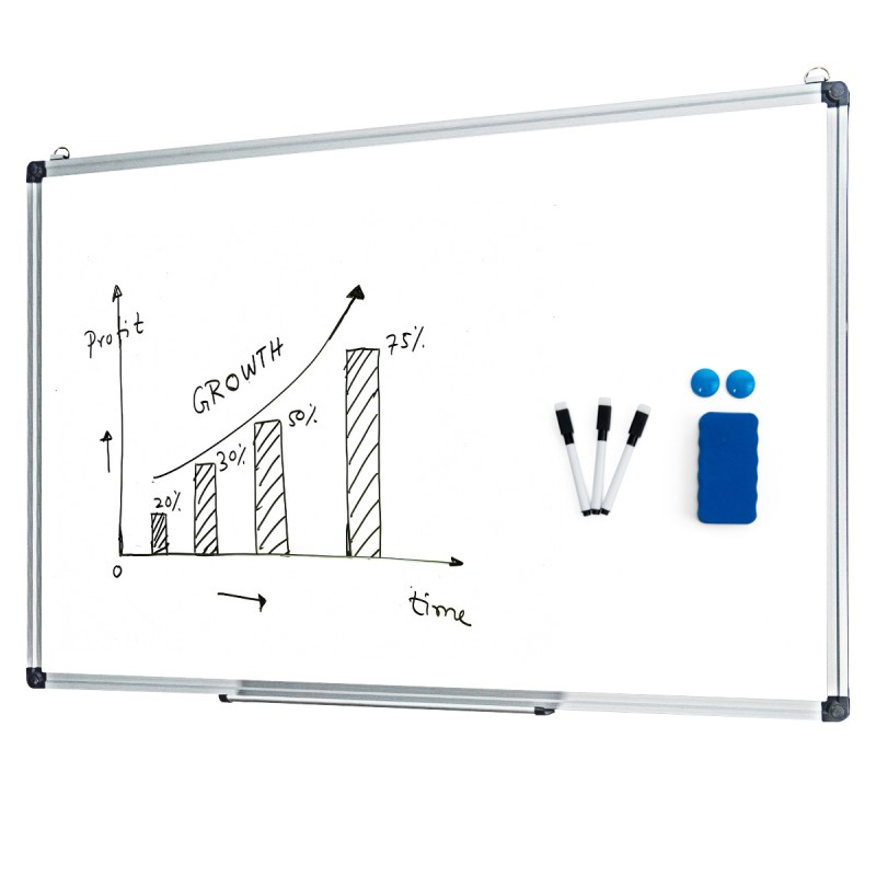 Costway Πολυλειτουργικός Μαγνητικός Πίνακας Whiteboard ST39496