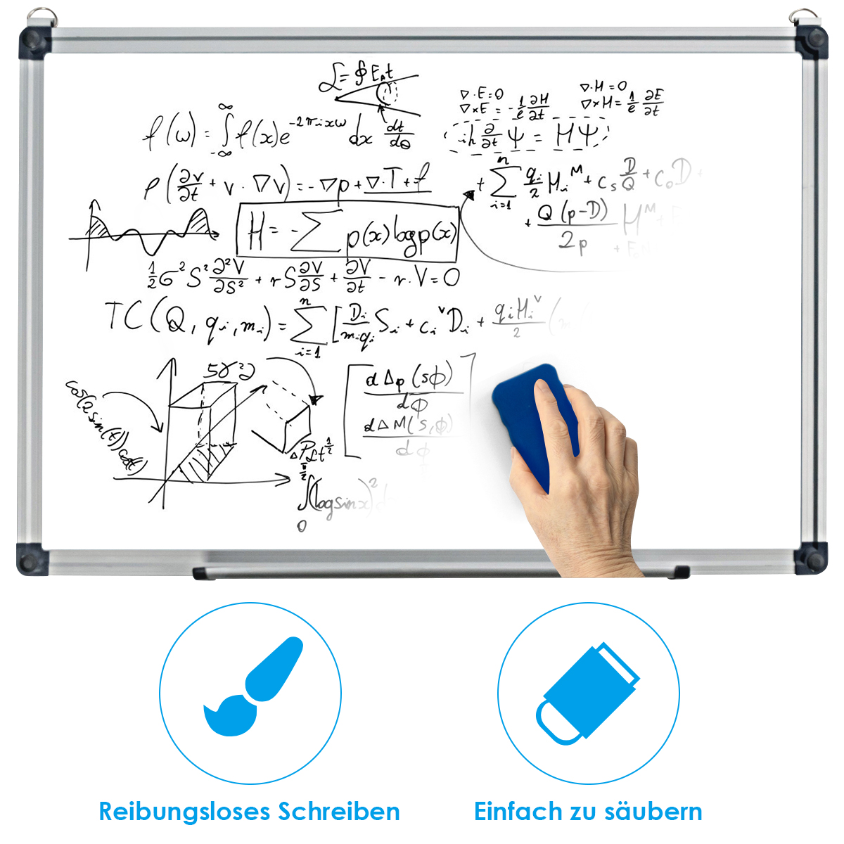 Costway Πολυλειτουργικός Μαγνητικός Πίνακας Whiteboard ST39496