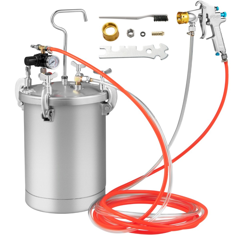 Costway Σετ Δοχείου Βαφής με Πιστόλι Ψεκασμού 15L TF1161DE