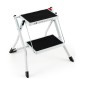 Πτυσσόμενη Σκάλα με 2 Σκαλοπάτια 50 x 49 x 45 cm Costway TJ10004WH