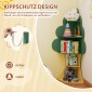 Costway Παιδική Βιβλιοθήκη Baum-Design: Ξύλινη και Πράσινη με 5 Επίπεδα για Βιβλία και Παιχνίδια TP10383GN