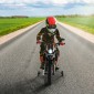 Costway Παιδική Ηλεκτρική Μοτοσυκλέτα 12V με Βοηθητικές Ρόδες Aprilia Μαύρη TQ10143DE-DK
