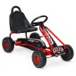 Costway  Παιδικό Ποδήλατο Go Kart με Πεντάλ και Ρυθμιζόμενο Κάθισμα για Ηλικίες 3-6 Ετών TY327797RE