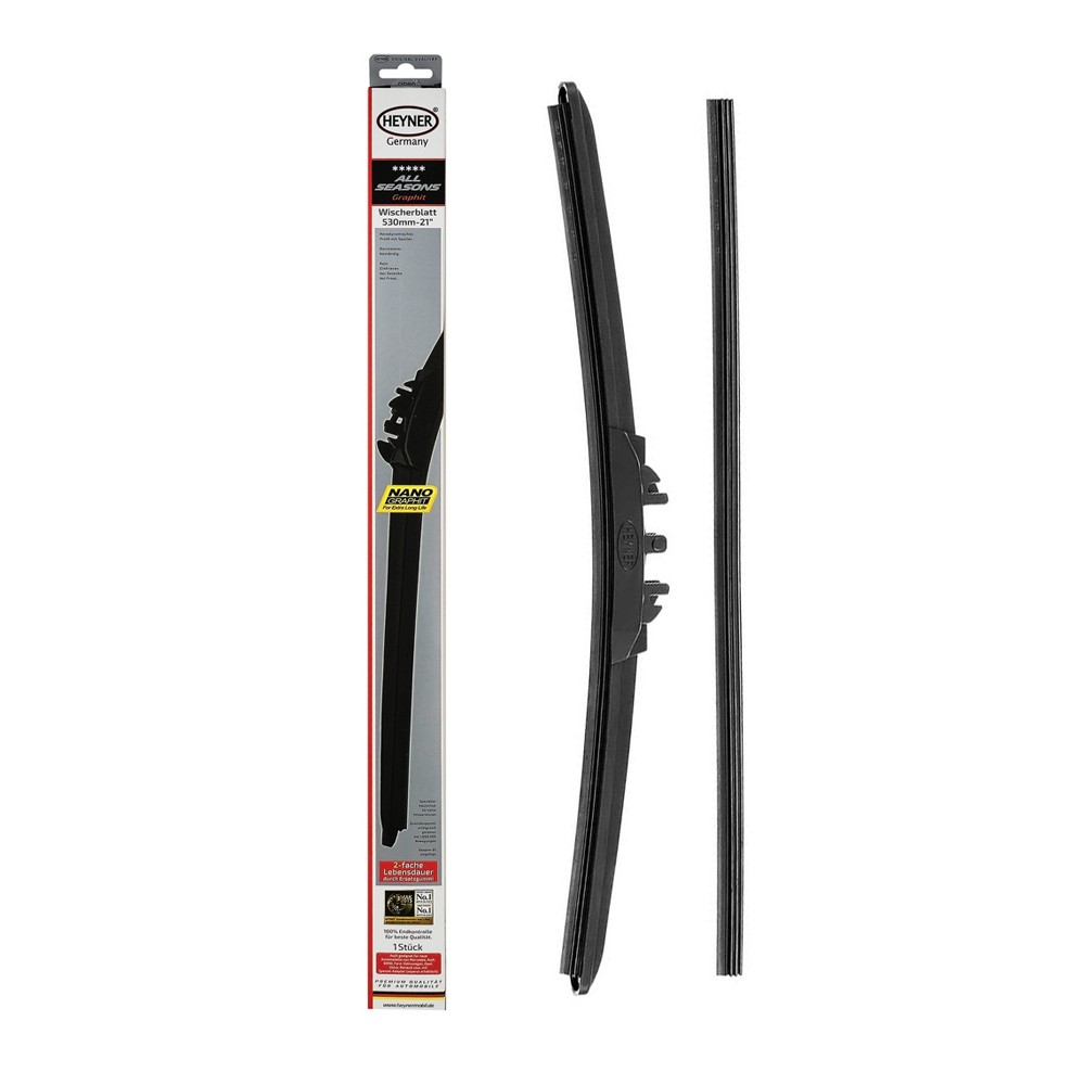 HEYNER υαλοκαθαριστήρας αυτοκινήτου 091000 με ανταλλακτικό λάστιχο, 530mm