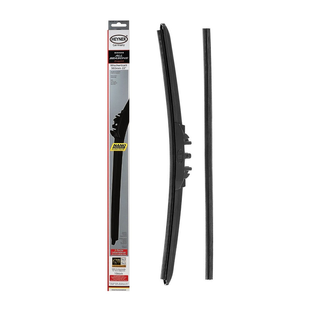 HEYNER υαλοκαθαριστήρας αυτοκινήτου 092000 με ανταλλακτικό λάστιχο, 560mm