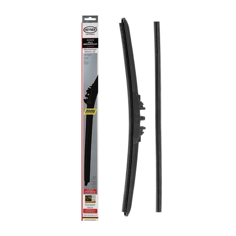 HEYNER υαλοκαθαριστήρας αυτοκινήτου 092000 με ανταλλακτικό λάστιχο, 560mm