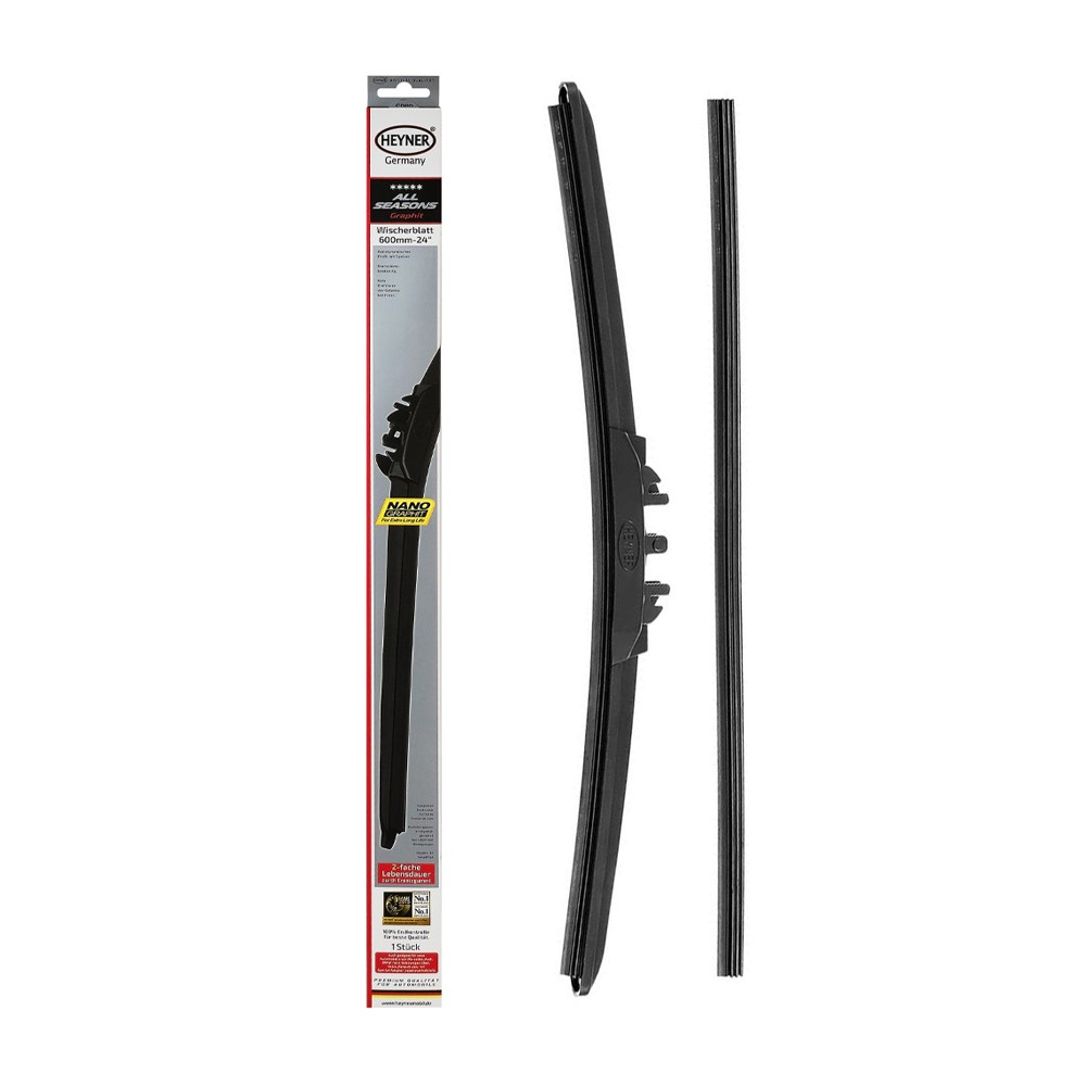 HEYNER υαλοκαθαριστήρας αυτοκινήτου 094000 με ανταλλακτικό λάστιχο, 600mm