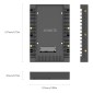 ORICO tray 3.5" για 2.5" HDD/SSD 1125SS-V1, 6Gbps, μαύρο