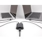 DELOCK USB Type B switch 11503, 2 σε 1, μαύρο