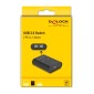 DELOCK USB Type B switch 11503, 2 σε 1, μαύρο