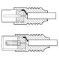 GOOBAY καλώδιο κεραίας αρσενικό σε θηλυκό 11509, <70dB, CCS, 0.5m, μαύρο