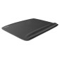 DELOCK mousepad για laptop με στήριγμα καρπού 12601, 320x420mm, μαύρο