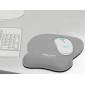 DELOCK Mousepad 12698 με στήριγμα καρπού, 245x206 mm, γκρι