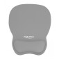 DELOCK Mousepad 12698 με στήριγμα καρπού, 245x206 mm, γκρι