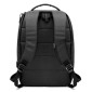 ARCTIC HUNTER τσάντα πλάτης 1701L με θήκη laptop 15.6", USB, 17L, μαύρη