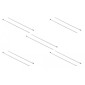 DELOCK μεταλλικός σφιγκτήρας καλωδίων 18770, 500x4.6mm, 10τμχ