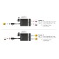 DELOCK USB-C switch 18911, 2 σε 1 bidirectional, 10Gbps, 8K, 100W, μαύρο