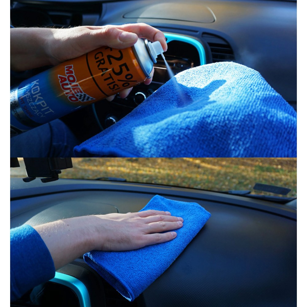 MOJE AUTO σπρέι γυαλίσματος πλαστικών αυτοκινήτου 19-012E, 750ml