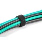 DELOCK δεματικά καλωδίων 19010, τύπου velcro, 12x150mm, μαύρα, 10τμχ