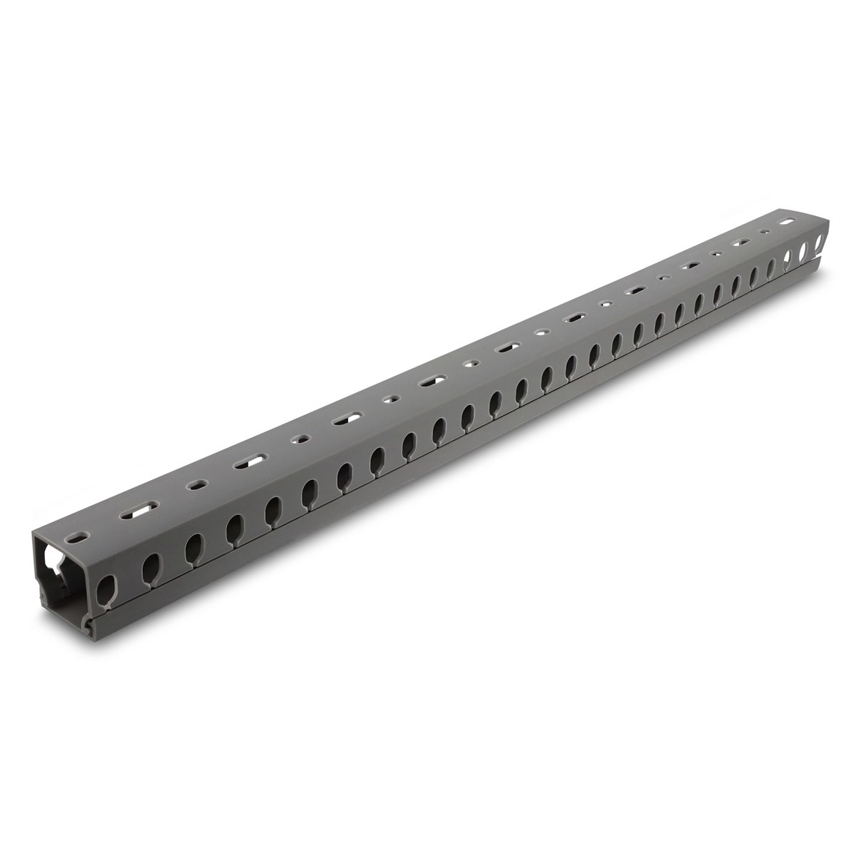 DELOCK cable management 22028, πλαστικό, 30x30mm, 1m, γκρι