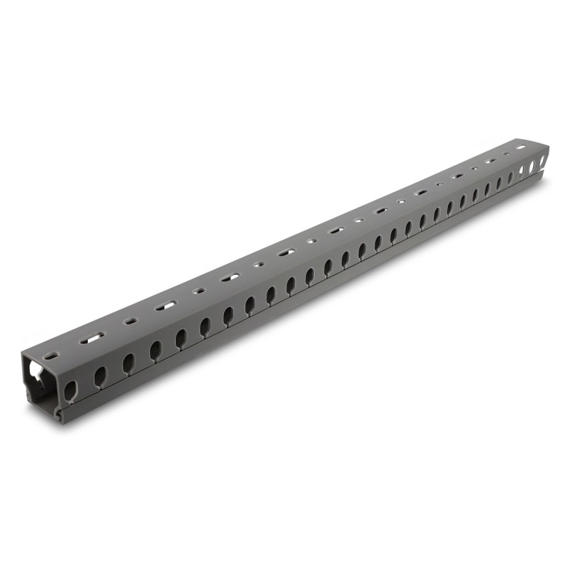 DELOCK cable management 22028, πλαστικό, 30x30mm, 1m, γκρι