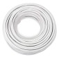 ACCORDIA ομοαξονικό καλώδιο τηλεόρασης 75OHM, 1mm, 100m, λευκό