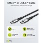 GOOBAY καλώδιο USB-C 49301, 60W, 480Mbps, 0.50m, μαύρο