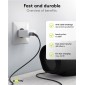GOOBAY καλώδιο USB-C 49301, 60W, 480Mbps, 0.50m, μαύρο