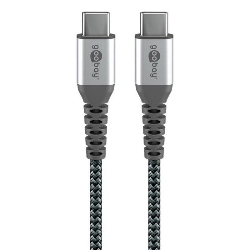 GOOBAY καλώδιο USB-C 49301, 60W, 480Mbps, 0.50m, μαύρο