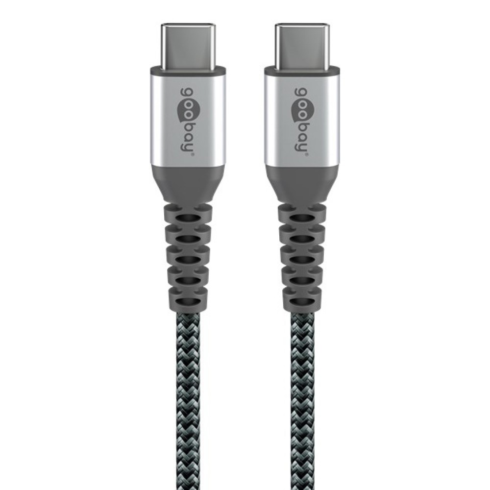 GOOBAY καλώδιο USB-C 49303, 60W, 480Mbps, 2m, μαύρο