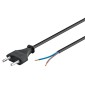 GOOBAY καλώδιο τροφοδοσίας Euro male 2x0.75 mm² 50085, 1.5m, μαύρο