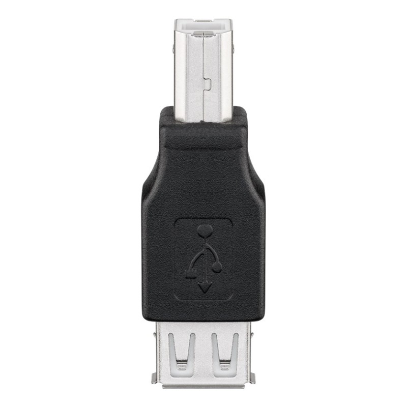 GOOBAY αντάπτορας USB σε USB Type B 50291, θηλυκό σε αρσενικό, μαύρος