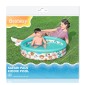 BESTWAY παιδική φουσκωτή πισίνα 51008, 101lt, Φ102x25cm, λευκή/βεραμάν