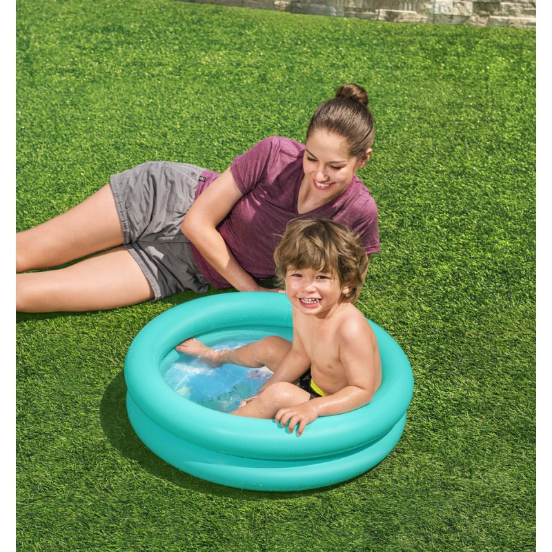 BESTWAY παιδική φουσκωτή πισίνα 51061, 21lt, Φ61x15cm, διάφορα χρώματα, 1τμχ
