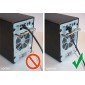 GOOBAY καλώδιο δικτύου 51517, CAT6 U/UTP, γωνιακό, CCA, 3m, μαύρο