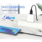 CABLETIME καλώδιο USB-C σε USB U323A, 3A, 480Mbps, 0.25m, μαύρο