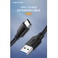 CABLETIME καλώδιο USB-C σε USB CMAMN, 3A, 5Gbps, 0.25m, μαύρο