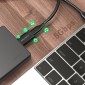 CABLETIME αντάπτορας USB-C σε USB CT-AMCF, 2.1A, 5Gbps, γκρι