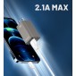 LDNIO καλώδιο USB-C σε USB LS371, 2.1A, 1m, λευκό