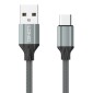 LDNIO καλώδιο USB-C σε USB LS441, 2.4A, 1m, γκρι