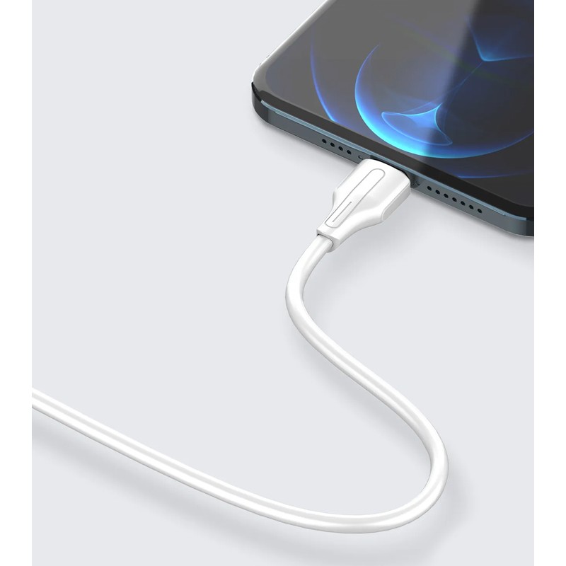 LDNIO καλώδιο USB-C σε USB LS540, 2.4A, 20cm, λευκό