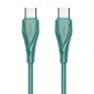 LDNIO καλώδιο USB-C σε USB-C LC611C, 65W PD, 1m, πράσινο