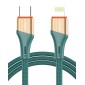 LDNIO καλώδιο Lightning σε USB-C LC631I, 30W PD, 1m, πράσινο
