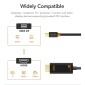 CABLETIME καλώδιο mini DisplayPort σε HDMI CT-AV588-03G4K, 4K/30Hz, 1.8m, μαύρο