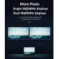 CABLETIME καλώδιο USB-C σε USB-C CT-C160-U31-TB3, 100W, 40Gbps, 4K/60Hz, 0.5m, μαύρο