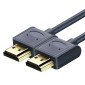 CABLETIME καλώδιο HDMI AV540-USHEAAG με Ethernet, slim, 4K/60Hz, 18 Gbps, 1m, μπλε