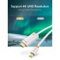 CABLETIME καλώδιο mini DisplayPort σε HDMI CT-AV588-03G4K, 4K/30Hz, 1m, λευκό