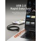 CABLETIME καλώδιο USB-C CT-CM60, 60W, 480Mbps, 1m, μαύρο