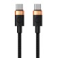 CABLETIME καλώδιο USB-C CT-CM60, 60W, 480Mbps, 1m, μαύρο